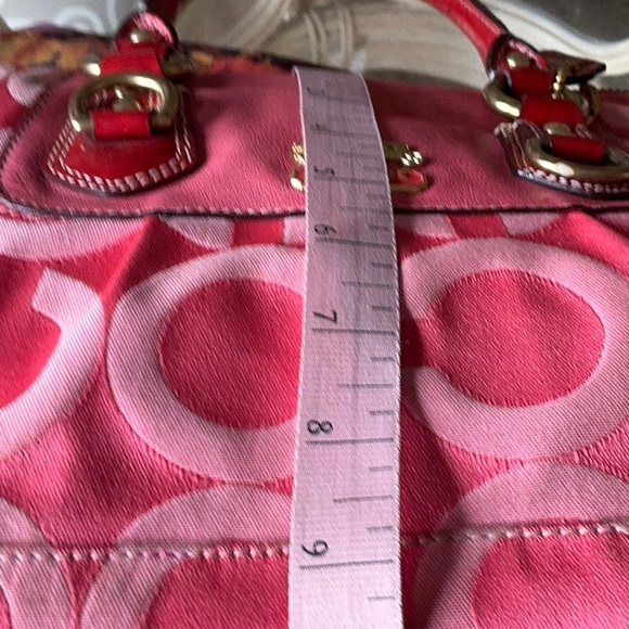 Coach VintageMadison Op Art Sabrina Satchel - Picture 8 of 10